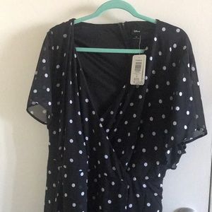 Polka dot Minnie Mouse wrap dress